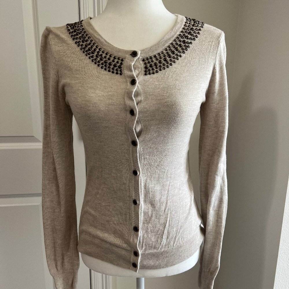 Merona Cardigan with Embellished Neckline - Picture 6 of 6